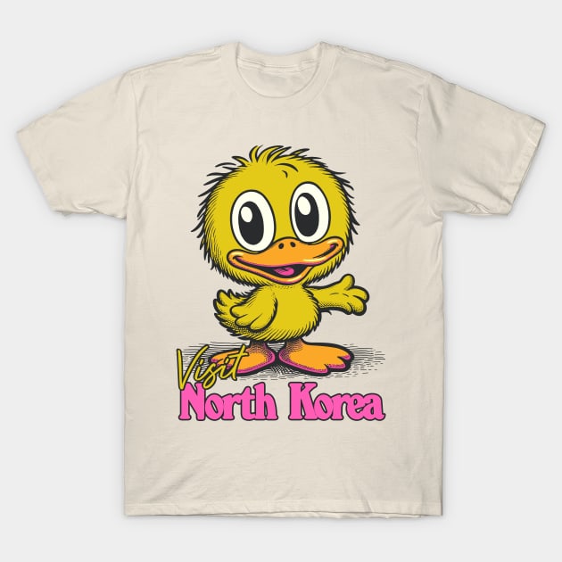 Visit North Korea T-Shirt by DankFutura